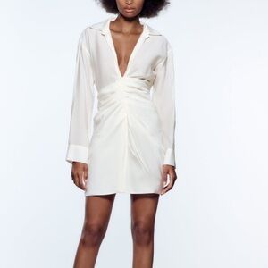 Zara linen dress NWT!